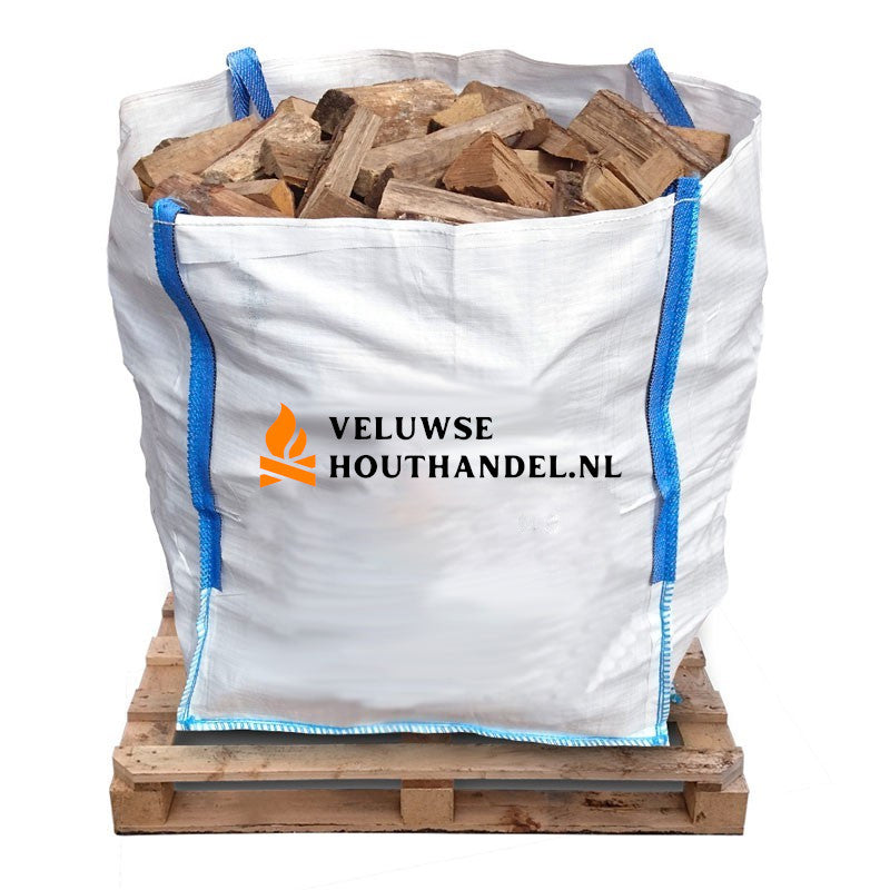 Ovengedroogd Haardhout Puur Essen 1 m³ Gestort in Big Bag