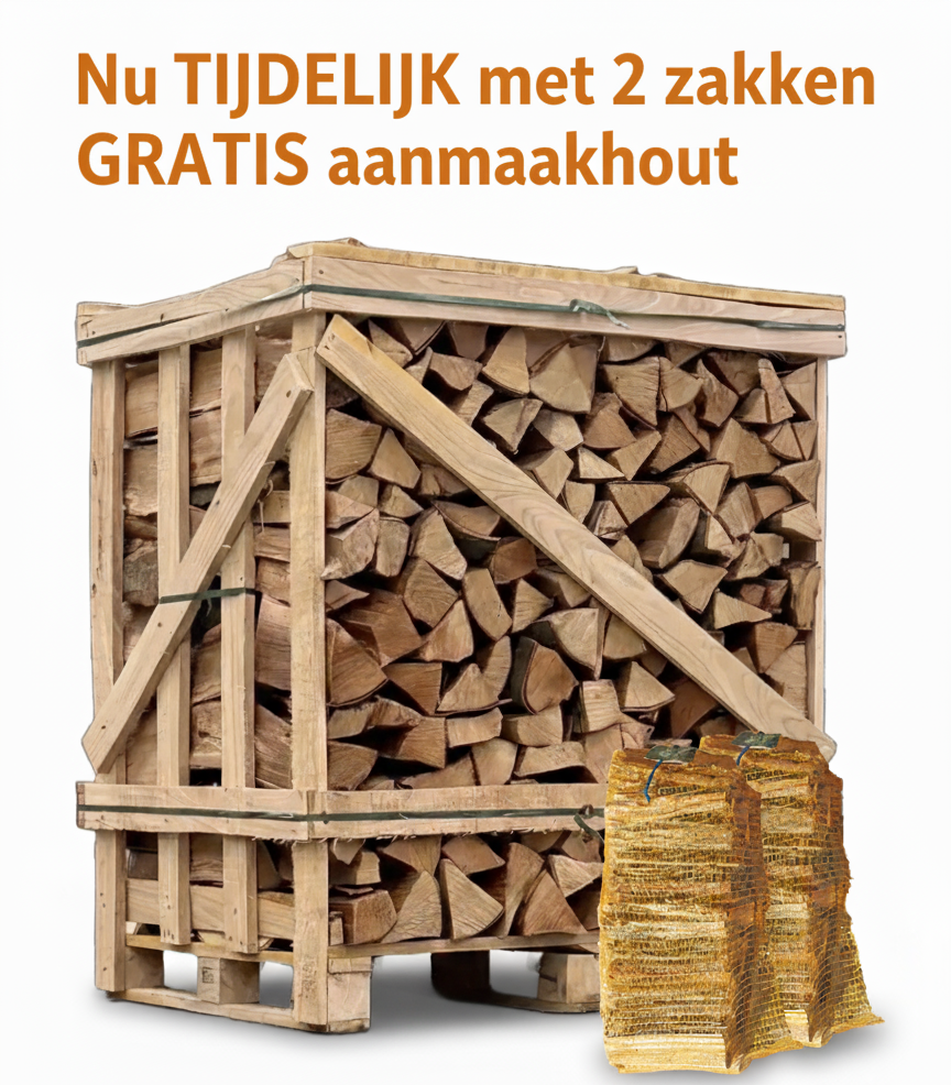 Ovengedroogd Haagbeuk Haardhout 1.1 gestapelde kuub