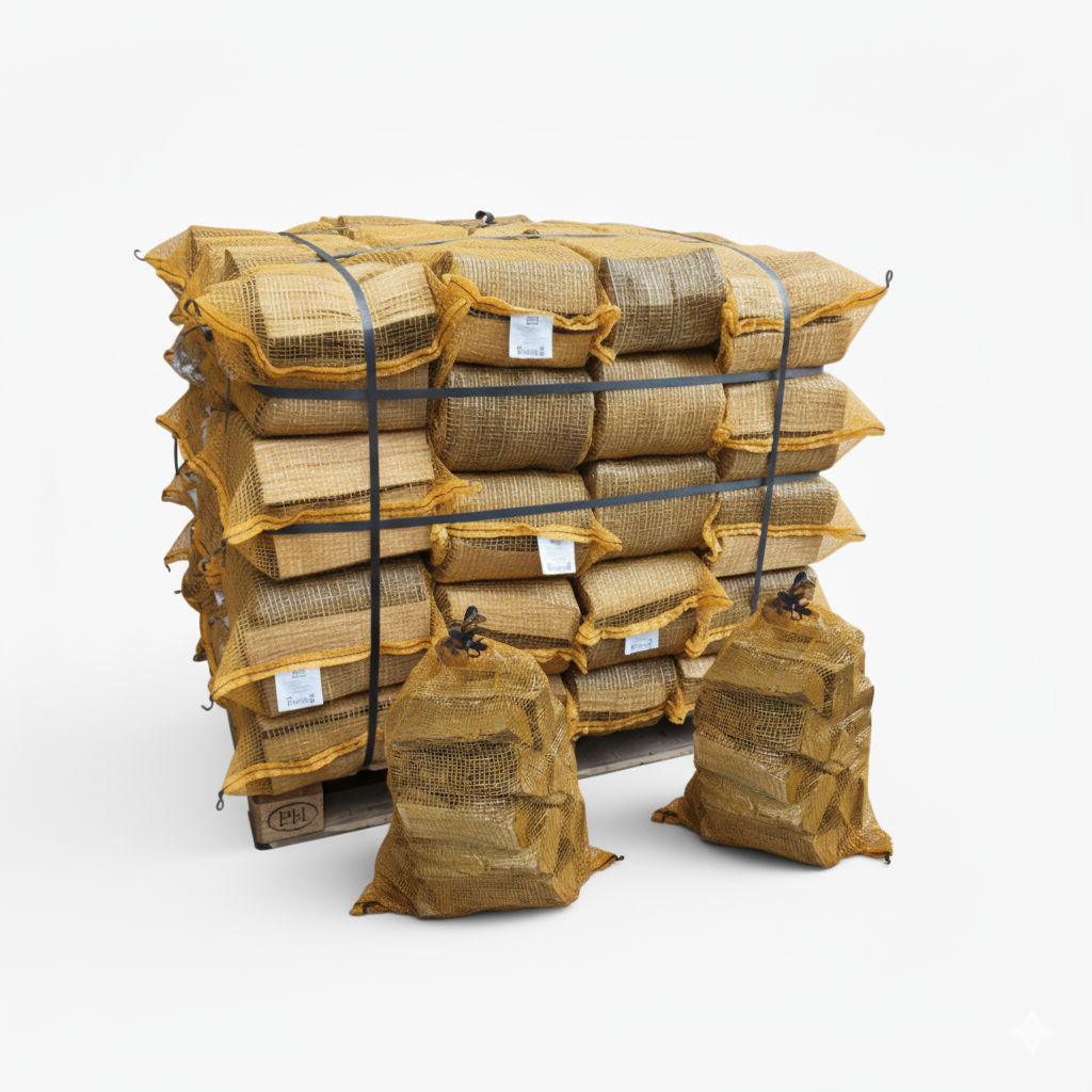 32 XXL Netzakken haagbeuk 20 KG 40Liter